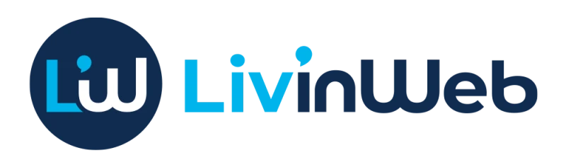 Logo de LivinWeb, entreprise de technologie.